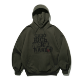 Vintage Workhard Hoodie (Dark Olive)
