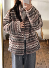 #CR Nordic Boa Fleece Zip-up (3color)