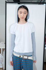 フリル パフ Tシャツ (Ivory)