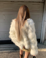 Uress Vintage Fur Jacket (White)