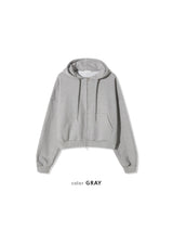 Eric Cropped Zip Hoodie