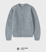 Land Y Alpaca Round Knit Cardigan