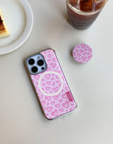 [MADE]スイートレオパード シルバーエポキシ MagSafe iPhoneケース