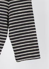 STRIPE BIKER KNIT SHORTS
