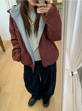 ロッドピンタックベルベットバルーンパンツ（3c）