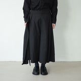 layered skirt pants