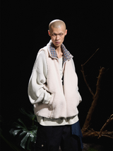 RELABEL 24AW クリサリス - キルティング クリサリス リバーシブル ウェアラブル 素材 織り交ぜたラムウール チェック柄 ラムウール ウエストコート