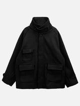 Blended Neck Bijou Line Short Coat (3c)
