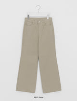 Pigenpi Cotton Semi Bootcut Pants