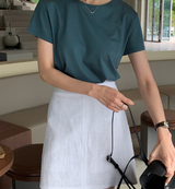 レナシルケットショートスリーブTシャツ / 8カラー