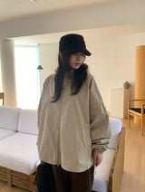 カッター コットン フード ボンバー ジャケット