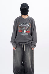 American Vintage Washed Waffle Long Sleeve T-Shirt