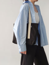  webbing simple line bag - black [M]