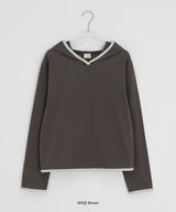 26SS★ [BAONHAUS] Crea Flower Layered Hoodie