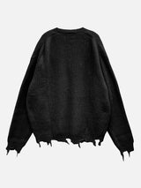 Nut mohair damage cardigan 3C
