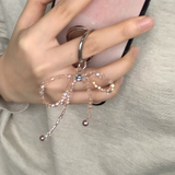Present series KNIT LOVE : Pink phonecase (not including ring tok, only case)