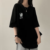 Surprised cat loose fit short sleeve
