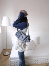 belt suede shoulder bag