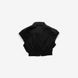 Aperi shirt pocket zip-up + skirt set
