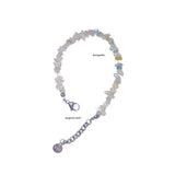 mini gemstone bracelet (pink)