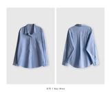 Prussy Classic Striped Cotton Shirt / 2 colors
