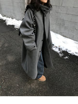 Leon wool long coat 