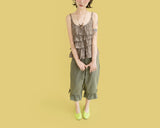 Frill capri pants (2 color)
