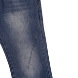 ASCLO Diagonal Incision Bootcut Denim Pants