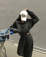 [BELLIDE MADE] ピグメントトゥウェイハーフネックジップアップ