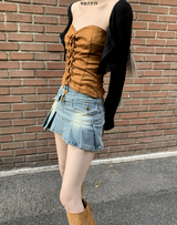 ミリナUネッククロップカーディガン (3color)