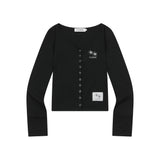 SEDIR V-NECK SNAP BUTTON CARDIGAN (2COLOR)
