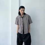 Relaxed Fine Check Shirt