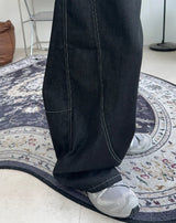Akid Big Pocket Balloon Denim Pants