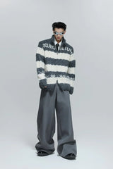 Colorblock Chunky Knit Cardigan