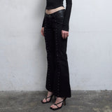 Jam Stone Bootcut Pants [Black]