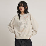 Vintage GOOREUM Drawing Raglan Sweatshirt