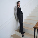 STANDARD COTTON PANTS-BLACK