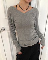 Tael V-Neck Warmer Long Sleeve T-Shirt