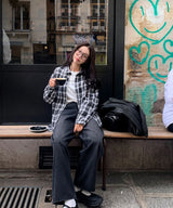 Easy check shirt - bl