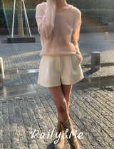 モヘアフードニット(3color)