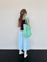 pastel canvas washing bag