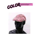 pink leopard hunting cap