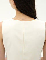 26SS★ Champagne Full Moon Big Bowl Long Necklace