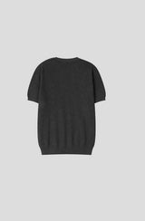 [S/S] ショルダーボタンハーフニット(4color)
