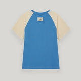 Blue/Beige Raglan T-Shirt