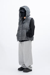 Andra Wrinkle Hood Padded Vest