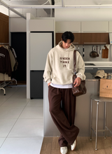 ノピ ファーストラウンド タック フロー バンディング ワイドパンツ