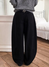 Backpoint Herringbone Cotton100 Wide Pants (2color)