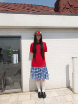 I ♡ U Crochet Cap-Brown