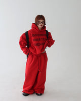 [UNISEX]キャッシュ レタリング ジョガー＆ワイドパンツ